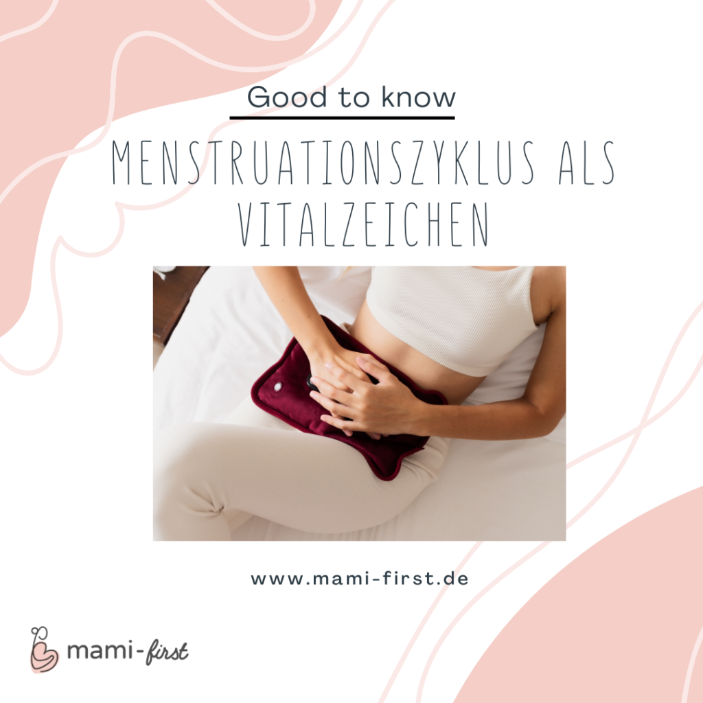 Infografik zu Menstruationszyklus als Vitalzeichen